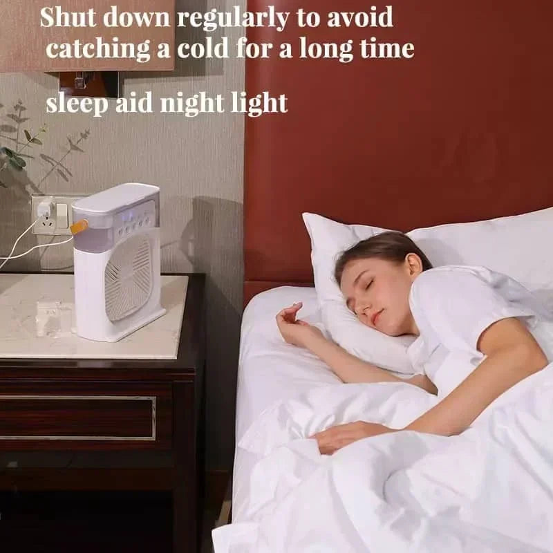 مرطب هواء 3 في 1 ومروحة تبريد