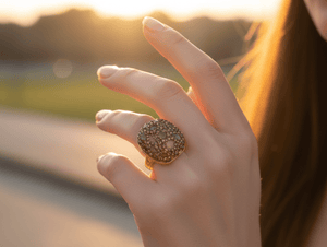 Crystal Dome Ring