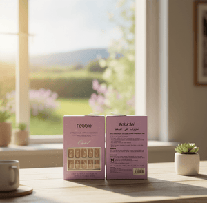 Febble - Natural Nude Stiletto Nails