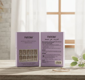 Febble - Natural Nude Stiletto Nails