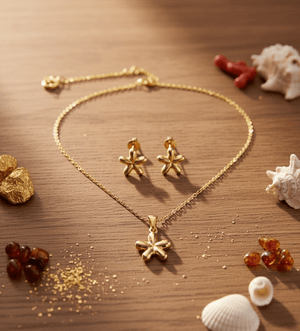 Floral Star Pendant Set