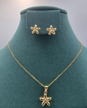 Floral Star Pendant Set