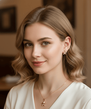 Floral Star Pendant Set