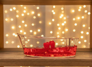 Heart Liquid Motion Desk Decor Showpiece