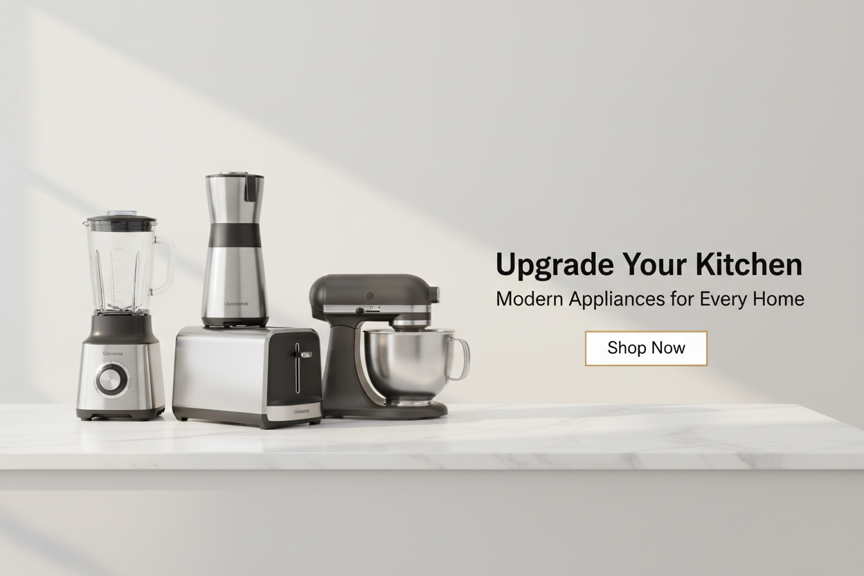 Kitchen Appliances Collection Banner