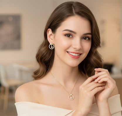 Open Circle Butterfly & Solitaire Set